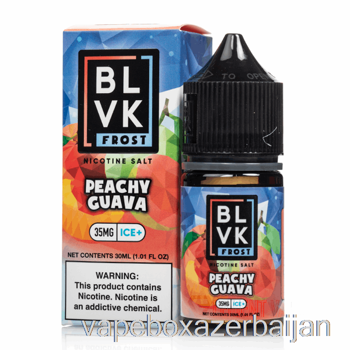 Vape Box Azerbaijan Peachy Guava - BLVK Frost Salts - 30mL 50mg